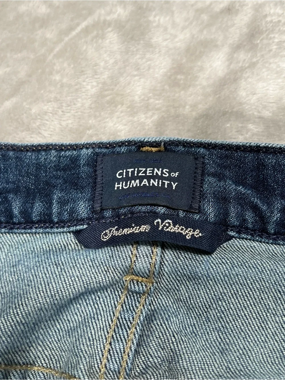 Citizens Of Humanity Elijah Jeans Mens 33x30 Blue Straight Denim Premium Vintage